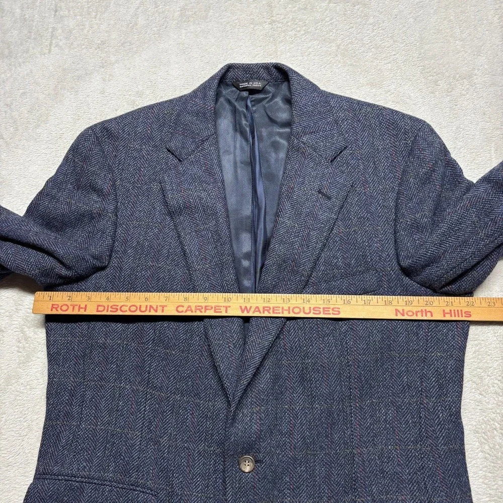 VTG Polo University‎ Club Ralph Lauren Blazer Mens 44 Wool Tweed USA Academia